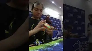 Top Rubik's Cube Solves Ever! (Female Edition) #shorts  #rubikcube #cubing