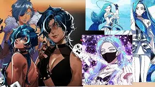 Genshin impact react to FemKaeya as Witira/Реакция Геншин на ФемКэйа это Витира. НА ЗАКАЗ