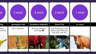 top 10 rarest animals of all time (smurf cat)