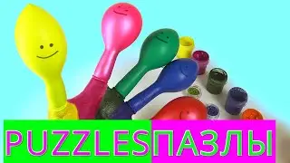 Настя учится пользоваться детской косметикой / Пазлы / Puzzles / Настя собирает конфеты на Хэлоуин