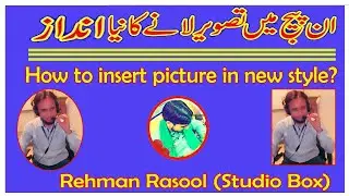 How to insert picture in inpage an new style?