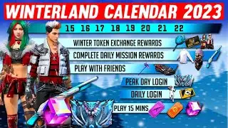 WINTERLAND EVENT 2023 | WINTER EVENT FREE REWARDS | FREE FIRE INDIA|FF NEW EVENT