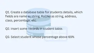 DBMS practical questions | SQL commands | DBMS Practical #sagar #sagarmp