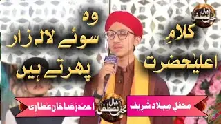 Wo Soye Lala Zar Phirte Hain | Special Naat by Ahmed Raza Khan Attari Raza Brothers