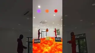 Lava Floor Flip Challenge 🔥🔥😱