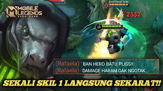 BUILD BROKEN DAMAGE GROCK!! SEKALI SKIL 1 DARAH LANGSUNG SEKARAT - MOBILE LEGENDS