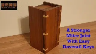 A Stronger Miter Joint With Easy To Cut Dovetail Keys