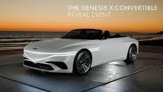 Genesis X Convertible Revealed in Malibu!