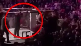UFC 229 McGregor Khabib brawl - Conor punching first - Multiple angles