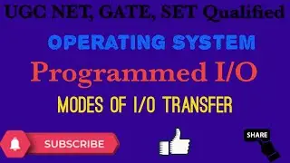 Programmed Input Output | Modes of Input Output Transfer | I/O subsystems