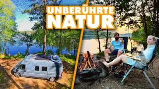 Vanlife in Schweden  💛💙 Freistehen, Feuer und Freiheit