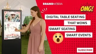 Digital Table Seating That Wows - Smart Seating, Smart Events - Brand M3dia
