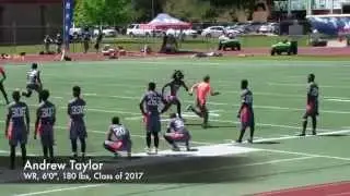 Andrew Taylor - Rivals Speed & Skill Challenge (Houston, TX) - 3.28.2015 - WR Class of 2017 - Age 15