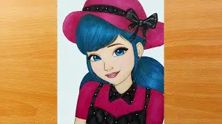 Marinette Drawing | Miraculous Ladybug - Step by step | Easy Drawing| How To Draw Marinette