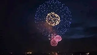 Салют в честь Дня Металлурга в Череповце, 2019