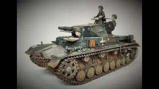 PANZER KAMPFWAGEN IV. Ausf.D.  1/35. construction of the model, of a German tank from World War II.