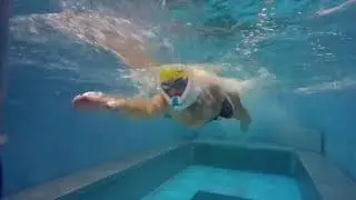 Powerbreather Swimming in Endless Pool