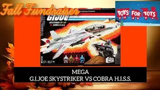 🍂 FALL FUNDRAISER 🍂 MEGA G.I.Joe Skystriker vs Cobra H.I.S.S. Building Set Pre-Orders