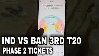 india vs bangladesh 3rd T20 tickets | india vs bangladesh 3rd T20 2nd phase tickets sale #indvsban