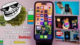 DO This To Prevent APPS From Draining Battery on iphone | ios 18 battery drain battery optimization