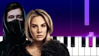 Alan Walker & Ina Wroldsen - Blue (Piano Tutorial)