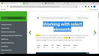 HANDLING MULTI SELECT LISTBOX | SELENIUM | JAVA