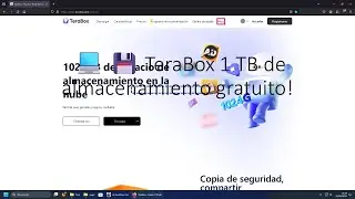 💻 💾 TeraBox 1 TB de almacenamiento gratuito!