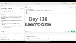 Day 128: LeetCode Problem 290.  Word Pattern - Swift