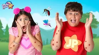 Maria Clara and JP fight against the evil mosquitoes!