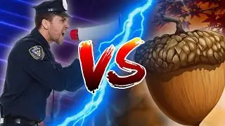 Cop VS Acorn. Epic Rap Battles of History
