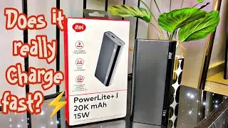 itel PowerLite 20000mAh 15W Fast Charging Powerbank with Type C: Unboxing & charging test