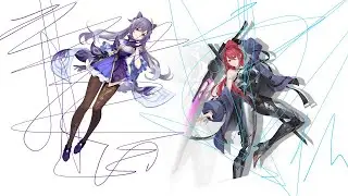 [GENSHIN vs TOF] KEQING OR FRIGG 😍😍😍