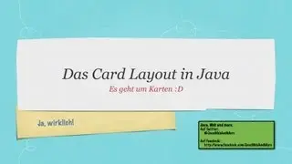 Das Card Layout in Java 