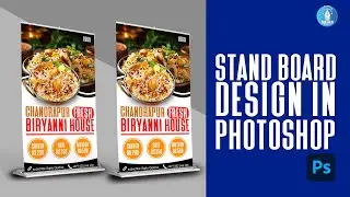 Hoarding Board design in 5 minutes | #photoshop