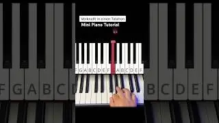 „Verknallt in einen Talahon“ Piano Tutorial #pianolesson  #verknalltineinentalahon #klaviertutorial