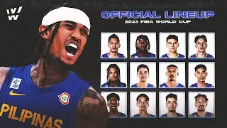 Official Final Lineup ng Pilipinas sa 2023 FIBA World Cup