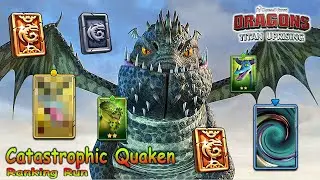 Dragons: Titan Uprising / Catastrophic Quaken Ranking Run / Full Battle / BP 8600+ / (HTTYD)