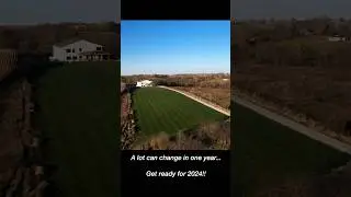 A lot can certainly change in one year! Head over to ryanknorrlawncare.com for a special seed sale!
