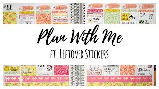 Plan With Me Using Leftover Stickers