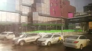 Белгород из окна автобуса