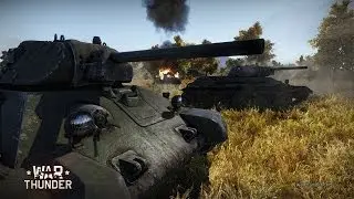 War Thunder - Tanks | T-34 (1941) \ KV-1 \ PzKpfw IV |FullHD|