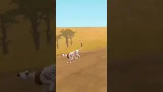 Едит Wild Craft гепард прыгает