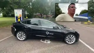 🔴 &Charge Team an der Ladestationen auf der Autobahn getroffen.