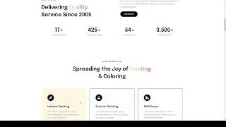 Nextone - Painting and Wallpapering Service Elementor Template Kit business painter