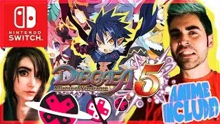 DISGAEA FIVE! NINTENDO SWITCH REGION FREE TACTICAL ADVENTURES!