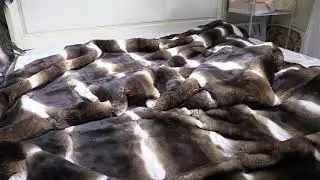Покрывало из натурального меха орилаг(Франция). ЧЁРНАЯ ПЯТНИЦА! Торопитесь купить за 250000 Рублей.