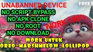 CARA UNBANNED DEVICE FREE FIRE NO SCRIPT  | NO ROOT | NO GG | NO APK CLONE