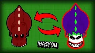 MOPE.IO EVIL VILLAIN!! THE JOKER T-REX RIPS ANIMALS APART!! Mope.io T-rex Ability & Funny Gameplay!!
