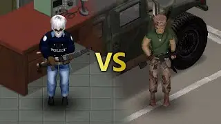 Who's Better? The Officer Or The Veteran In Project Zomboid
