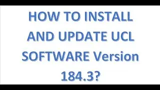 How to Update UCL client 184.3 || Aadhaar Software Update into 184.3 ||